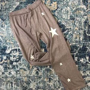 Cozy star pajama pants, size small, new with tags!
